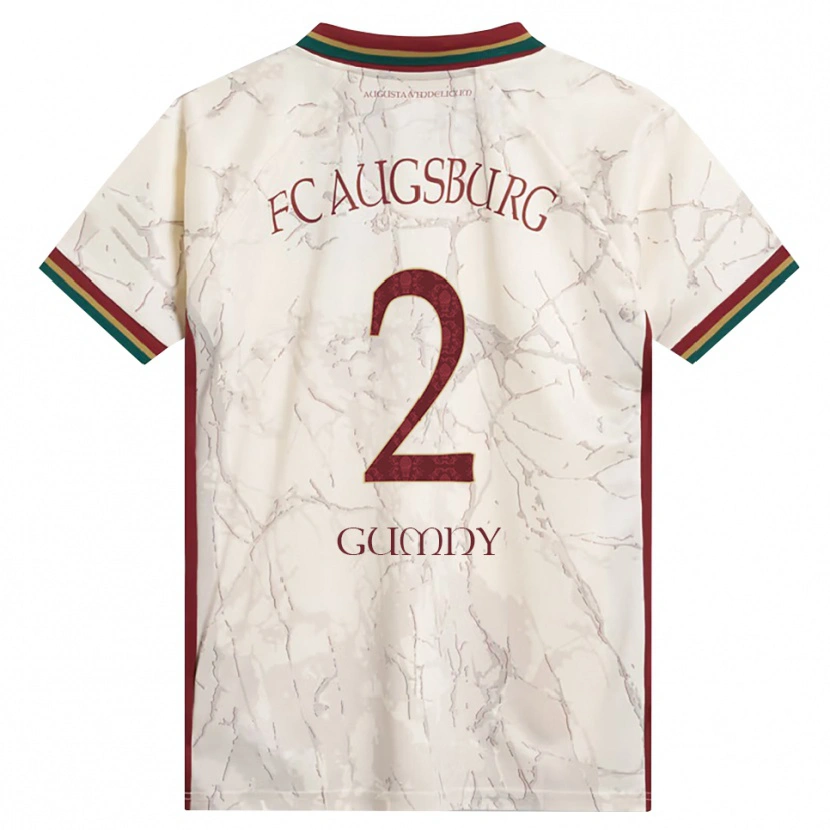 Danxen Kinder Robert Gumny #2 Grün Reis Weiß Burgund Heimtrikot Trikot 2026/27 T-Shirt Schweiz