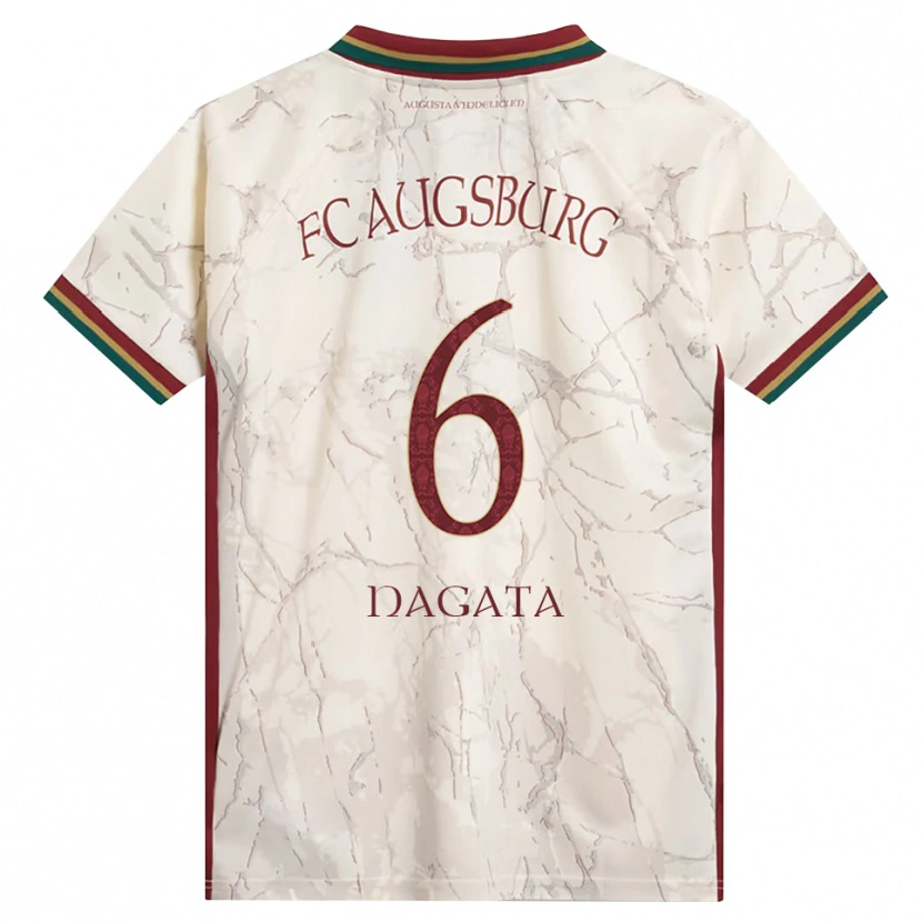 Danxen Kinder Ryoji Nagata #6 Grün Reis Weiß Burgund Heimtrikot Trikot 2026/27 T-Shirt Schweiz
