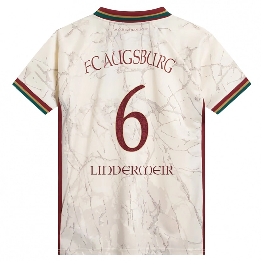 Danxen Kinder Dominik Lindermeir #6 Grün Reis Weiß Burgund Heimtrikot Trikot 2026/27 T-Shirt Schweiz