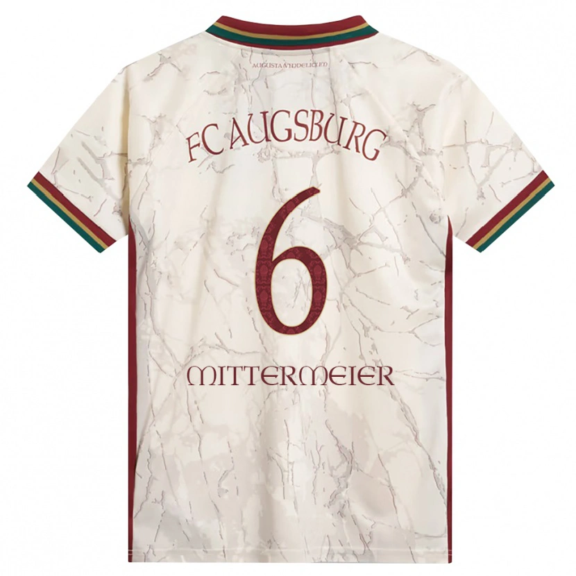 Danxen Kinder Stefanie Mittermeier #6 Grün Reis Weiß Burgund Heimtrikot Trikot 2026/27 T-Shirt Schweiz