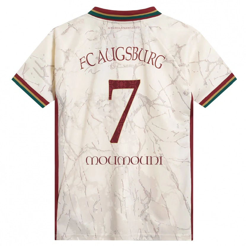 Danxen Kinder Faris Moumouni #7 Grün Reis Weiß Burgund Heimtrikot Trikot 2026/27 T-Shirt Schweiz