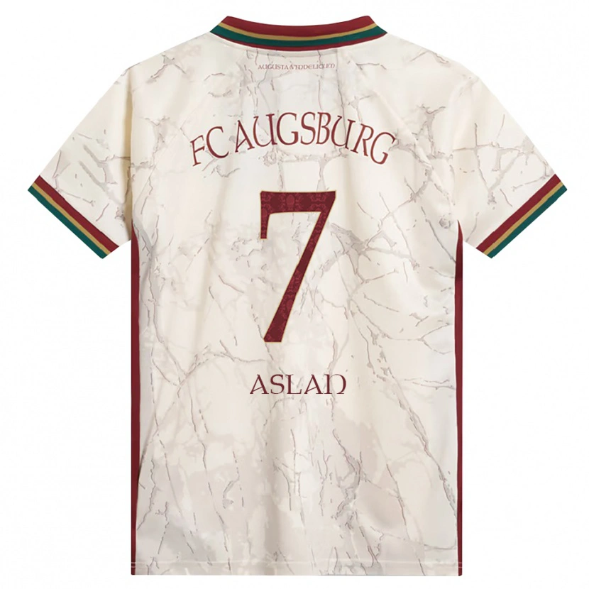 Danxen Kinder Berkay Aslan #7 Grün Reis Weiß Burgund Heimtrikot Trikot 2026/27 T-Shirt Schweiz