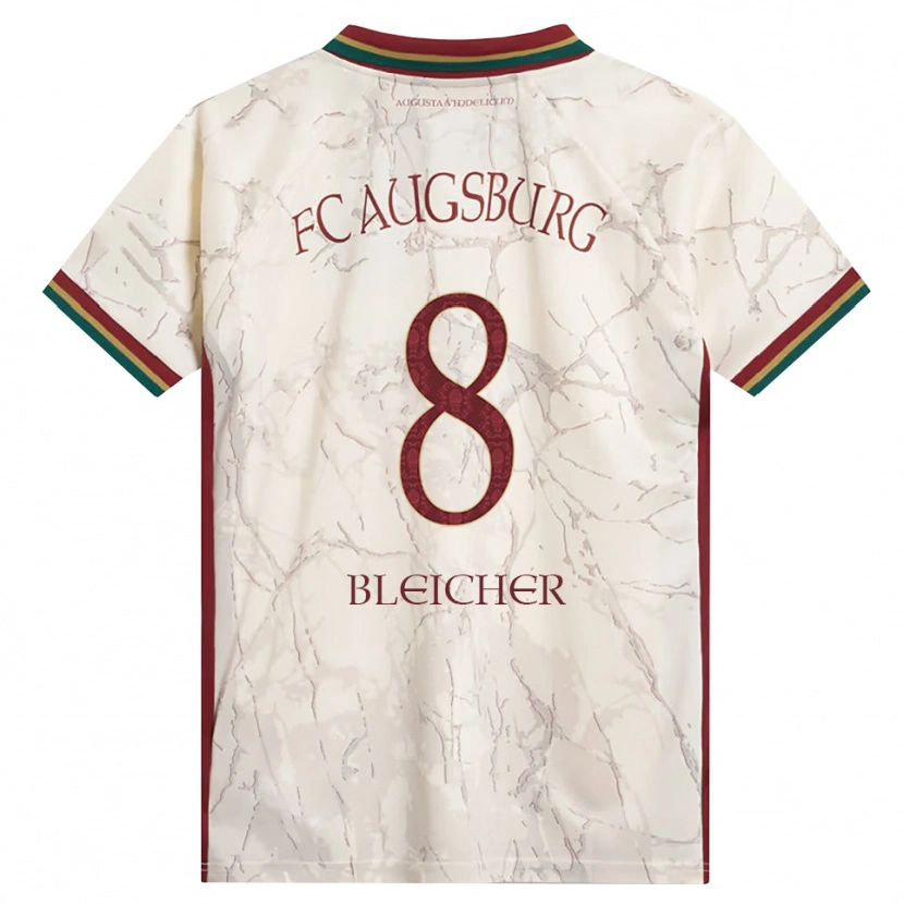 Danxen Kinder Franz Xaver Bleicher #8 Grün Reis Weiß Burgund Heimtrikot Trikot 2026/27 T-Shirt Schweiz