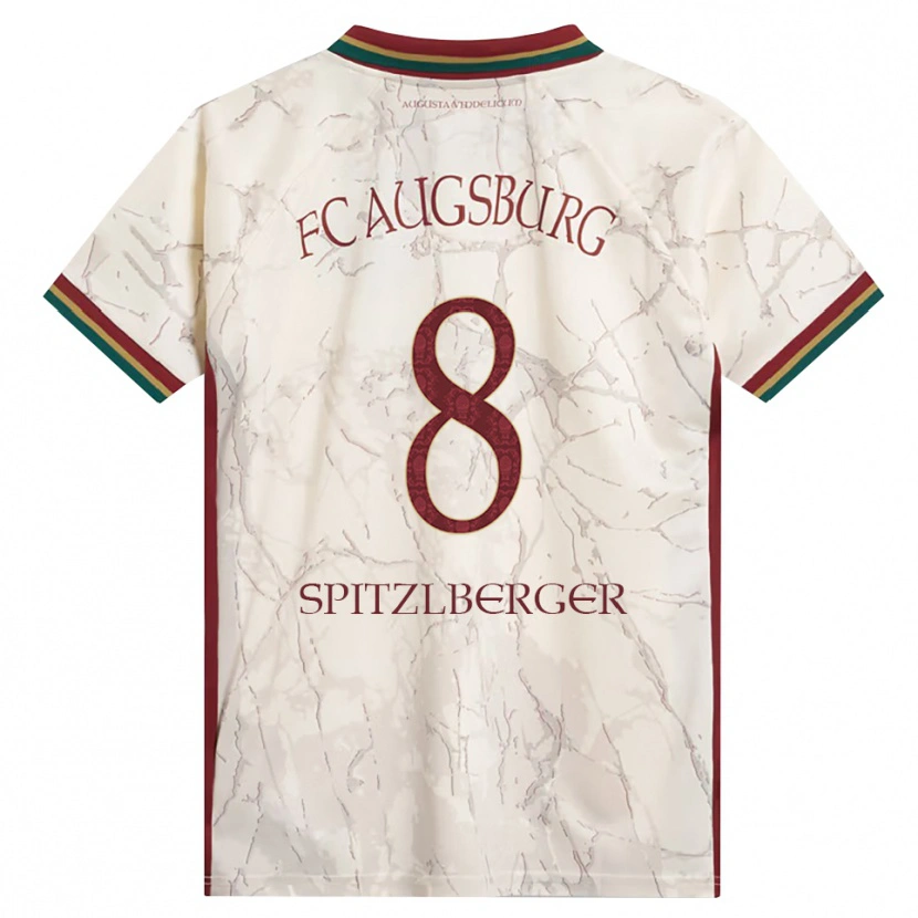 Danxen Kinder Jordan Spitzlberger #8 Grün Reis Weiß Burgund Heimtrikot Trikot 2026/27 T-Shirt Schweiz