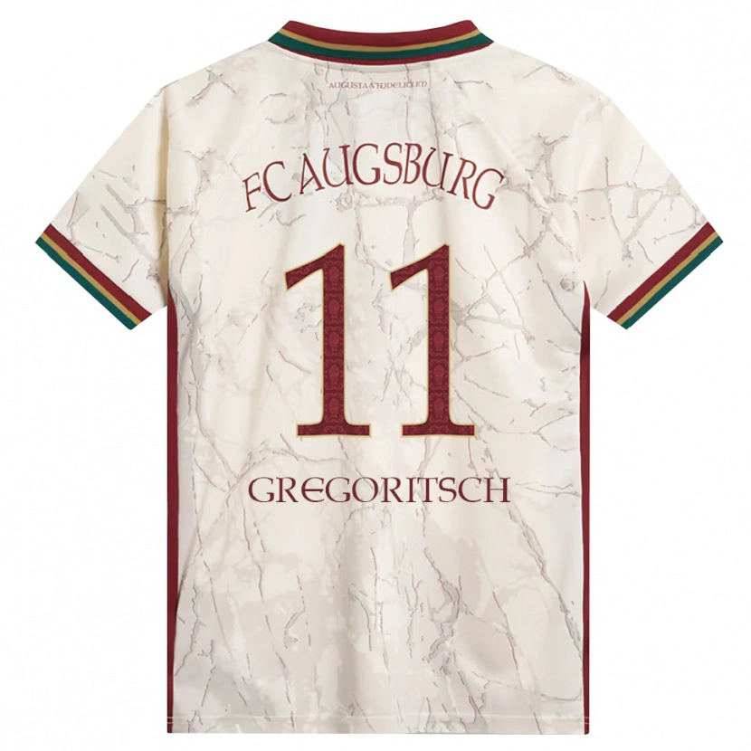 Danxen Kinder Michael Gregoritsch #11 Grün Reis Weiß Burgund Heimtrikot Trikot 2026/27 T-Shirt Schweiz