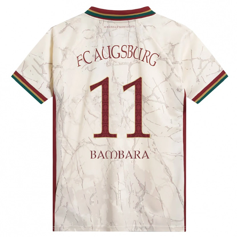 Danxen Kinder Jermaine Bambara #11 Grün Reis Weiß Burgund Heimtrikot Trikot 2026/27 T-Shirt Schweiz
