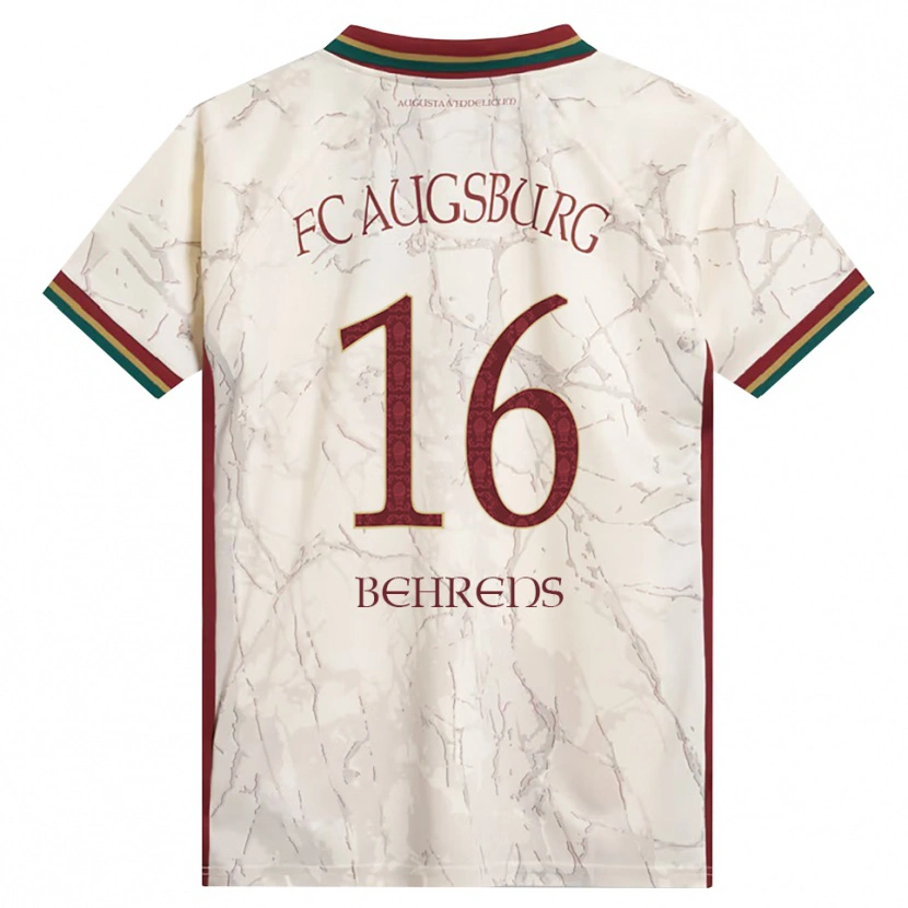 Danxen Kinder Hennes Behrens #16 Grün Reis Weiß Burgund Heimtrikot Trikot 2026/27 T-Shirt Schweiz