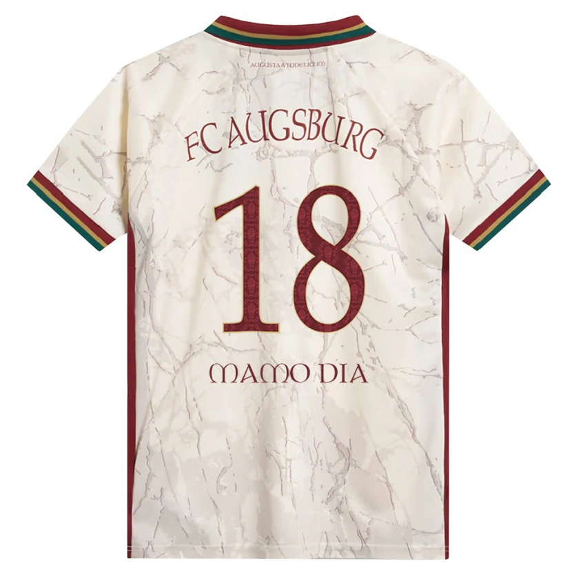 Danxen Kinder Amadou Mamo Dia #18 Grün Reis Weiß Burgund Heimtrikot Trikot 2026/27 T-Shirt Schweiz