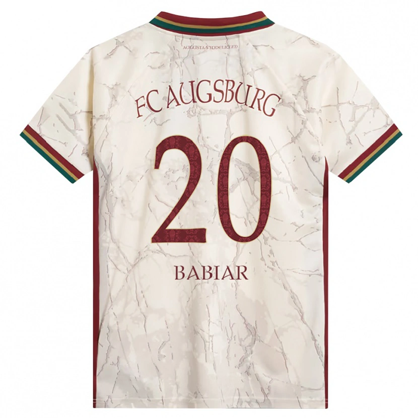 Danxen Kinder Fabian Babiar #20 Grün Reis Weiß Burgund Heimtrikot Trikot 2026/27 T-Shirt Schweiz