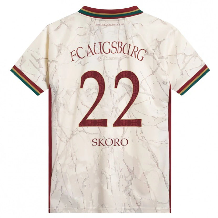 Danxen Kinder Luka Skoro #22 Grün Reis Weiß Burgund Heimtrikot Trikot 2026/27 T-Shirt Schweiz