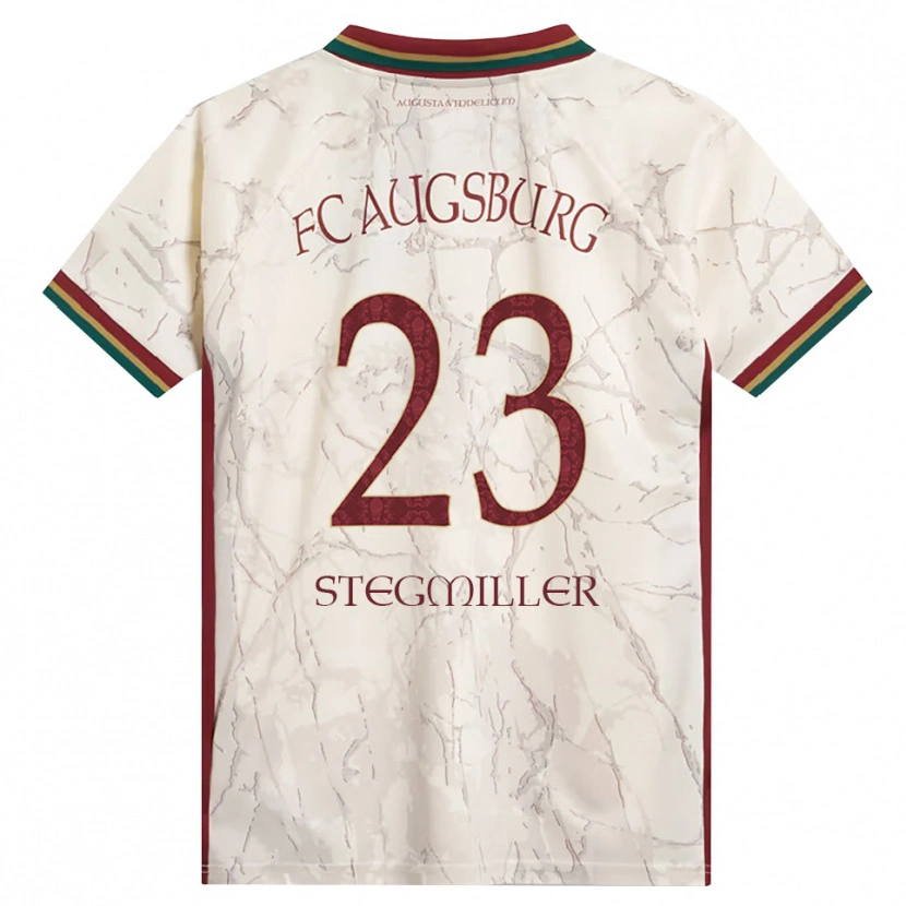 Danxen Kinder Louis Stegmiller #23 Grün Reis Weiß Burgund Heimtrikot Trikot 2026/27 T-Shirt Schweiz