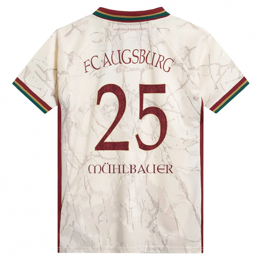 Danxen Kinder Simon Mühlbauer #25 Grün Reis Weiß Burgund Heimtrikot Trikot 2026/27 T-Shirt Schweiz