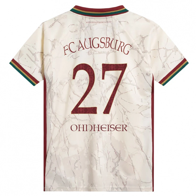 Danxen Kinder Nico Ohnheiser #27 Grün Reis Weiß Burgund Heimtrikot Trikot 2026/27 T-Shirt Schweiz