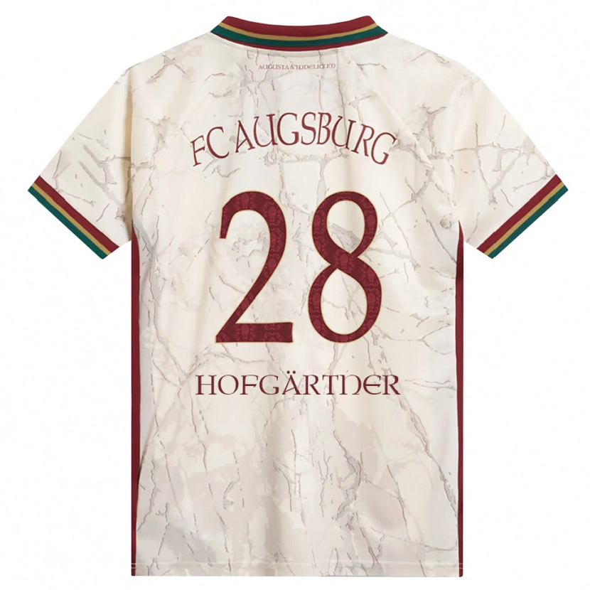 Danxen Kinder Hendrik Hofgärtner #28 Grün Reis Weiß Burgund Heimtrikot Trikot 2026/27 T-Shirt Schweiz
