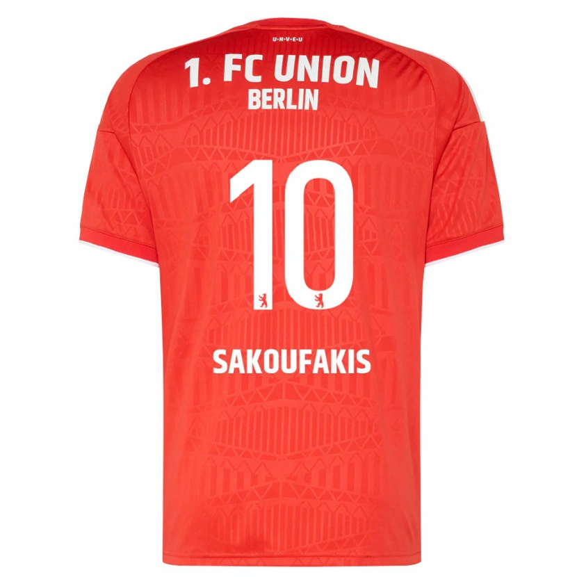 Danxen Kinder Theodor Sakoufakis #10 Rot Weiß Heimtrikot Trikot 2026/27 T-Shirt Schweiz