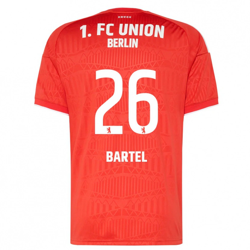 Danxen Kinder Oskar Bartel #26 Rot Weiß Heimtrikot Trikot 2026/27 T-Shirt Schweiz