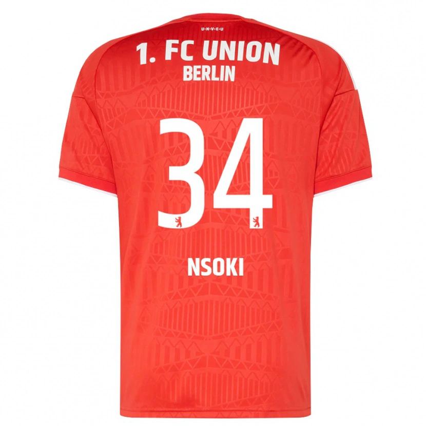 Danxen Kinder Stanley Nsoki #34 Rot Weiß Heimtrikot Trikot 2026/27 T-Shirt Schweiz
