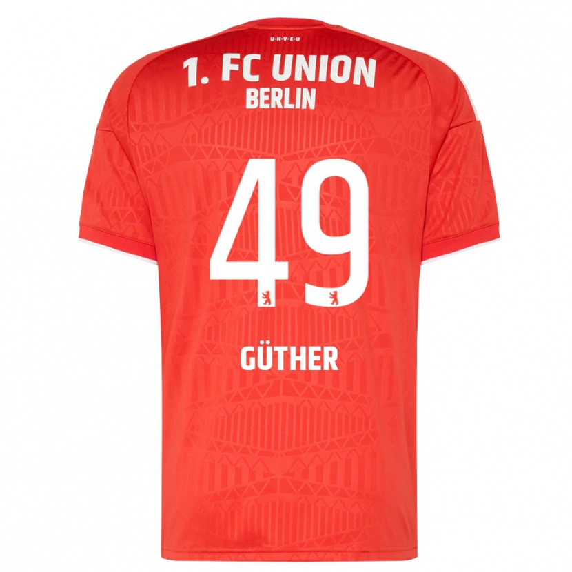 Danxen Kinder Linus Güther #49 Rot Weiß Heimtrikot Trikot 2026/27 T-Shirt Schweiz