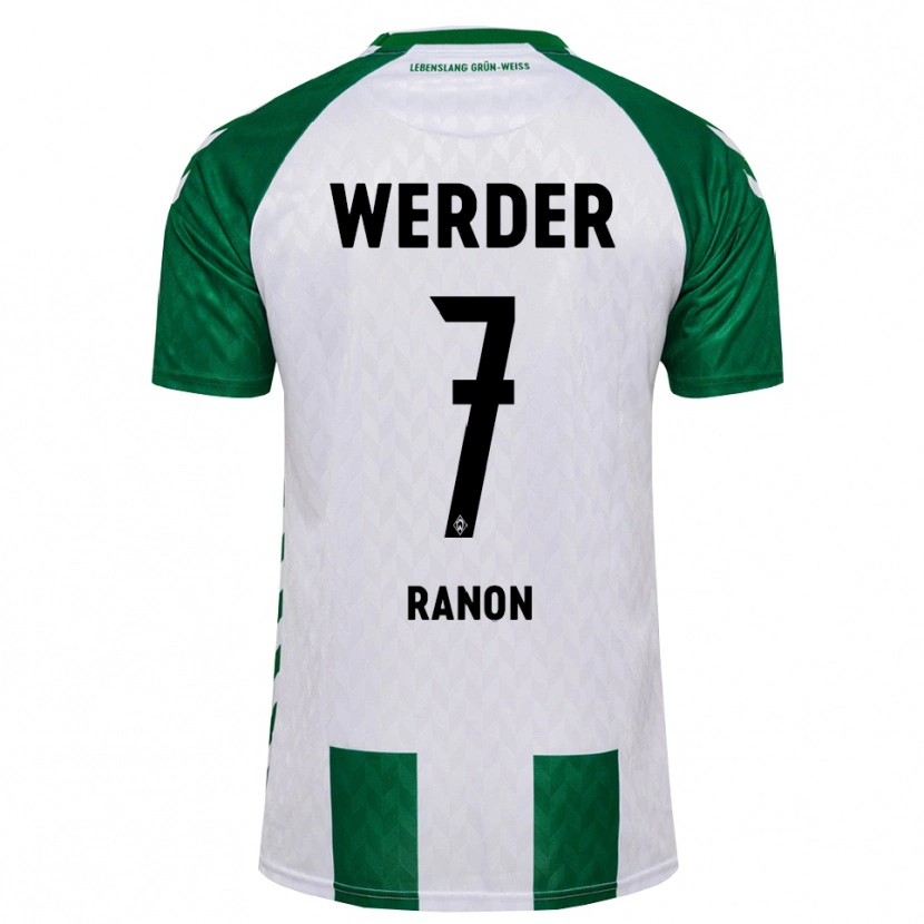 Danxen Kinder Yuval Ranon #7 Grün Weiß Heimtrikot Trikot 2026/27 T-Shirt Schweiz