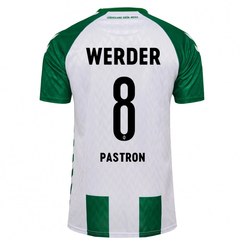 Danxen Kinder Tommy Pastron #8 Grün Weiß Heimtrikot Trikot 2026/27 T-Shirt Schweiz
