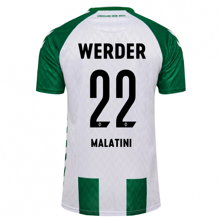 Danxen Kinder Julián Malatini #22 Grün Weiß Heimtrikot Trikot 2026/27 T-Shirt Schweiz