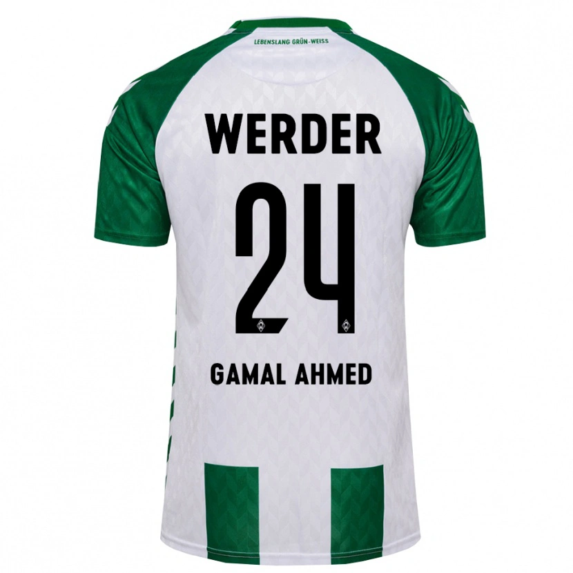 Danxen Kinder Adam Gamal Ahmed #24 Grün Weiß Heimtrikot Trikot 2026/27 T-Shirt Schweiz