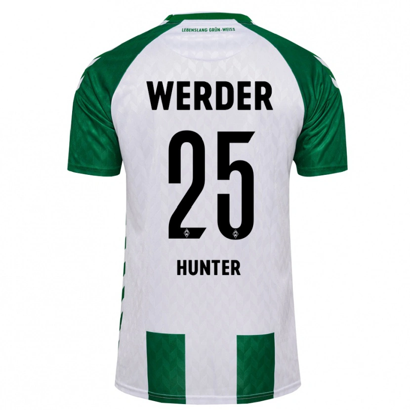 Danxen Kinder Leif Hunter #25 Grün Weiß Heimtrikot Trikot 2026/27 T-Shirt Schweiz