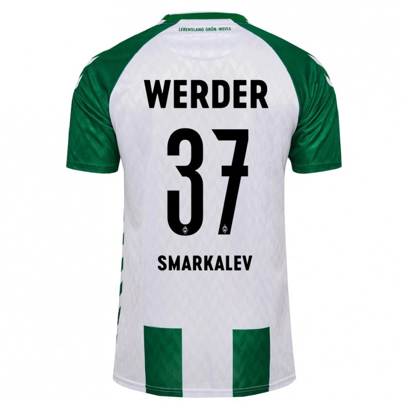 Danxen Kinder Stefan Smarkalev #37 Grün Weiß Heimtrikot Trikot 2026/27 T-Shirt Schweiz