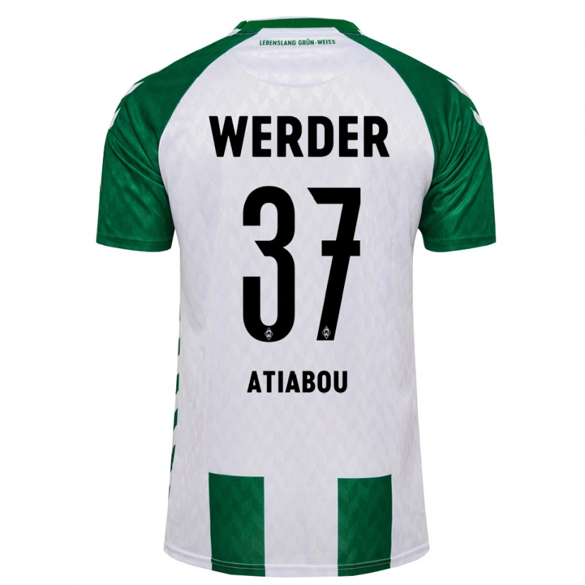 Danxen Kinder Benjamin Atiabou #37 Grün Weiß Heimtrikot Trikot 2026/27 T-Shirt Schweiz