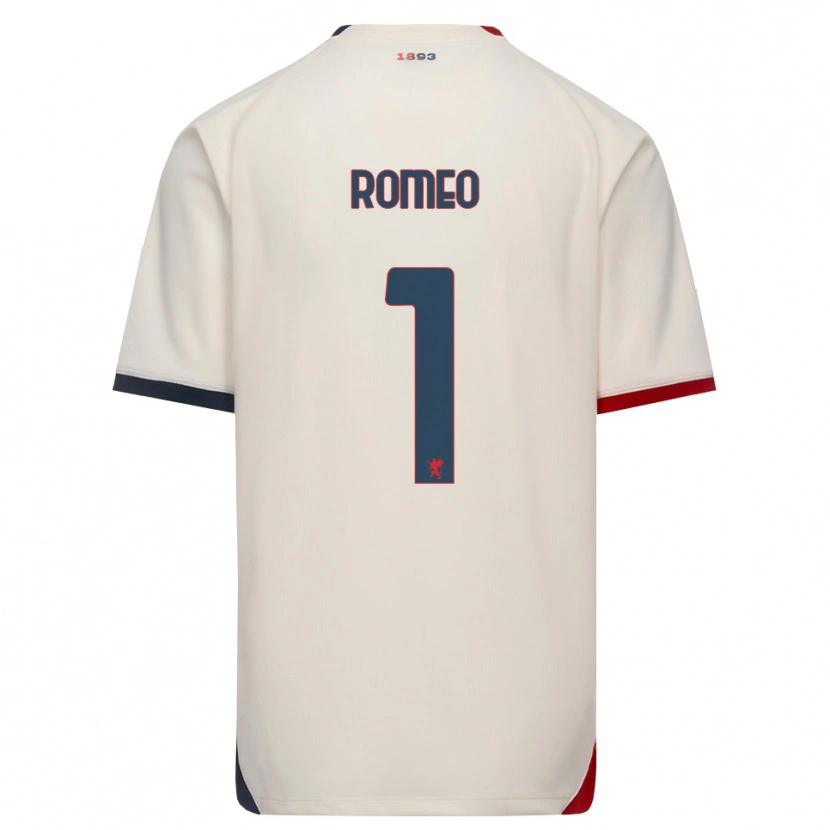 Danxen Kinder Emanuele Romeo #1 Creme Rot Auswärtstrikot Trikot 2026/27 T-Shirt Schweiz