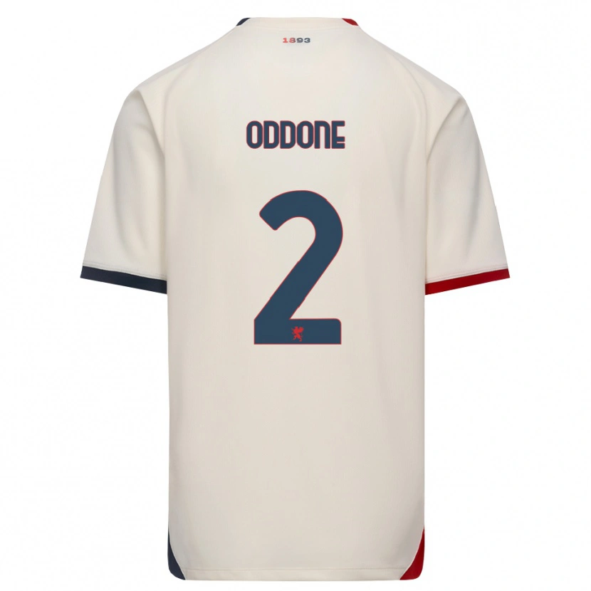 Danxen Kinder Riccardo Oddone #2 Creme Rot Auswärtstrikot Trikot 2026/27 T-Shirt Schweiz