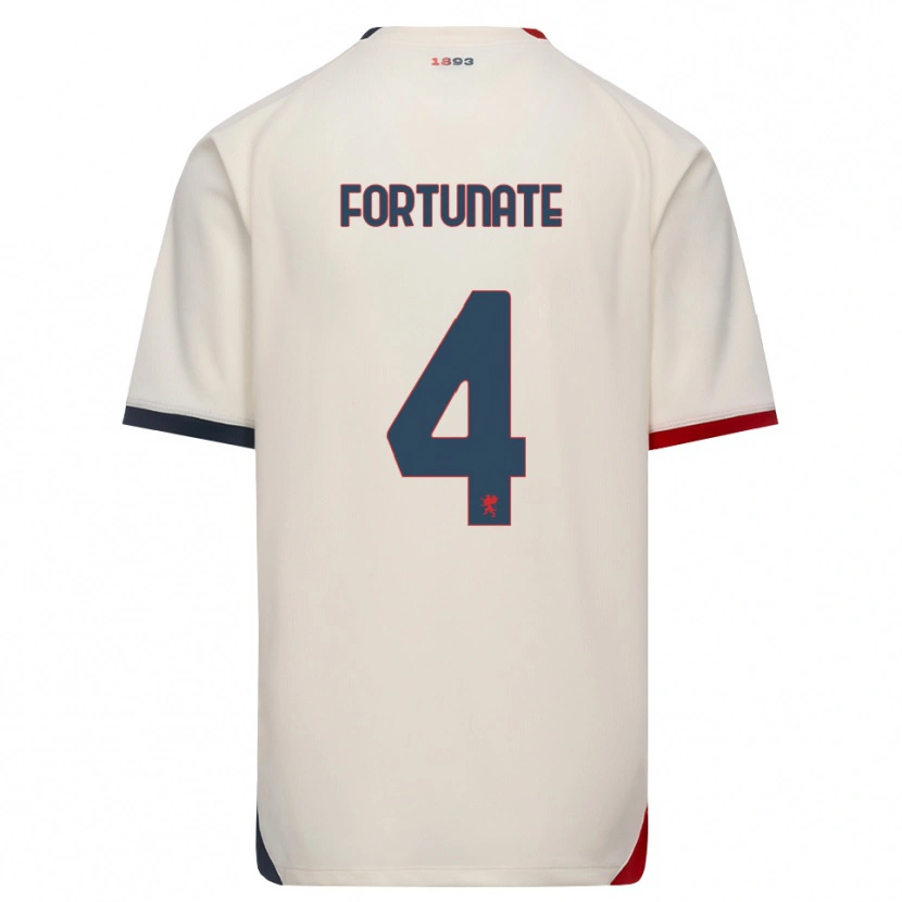 Danxen Kinder Tony Fortunate #4 Creme Rot Auswärtstrikot Trikot 2026/27 T-Shirt Schweiz