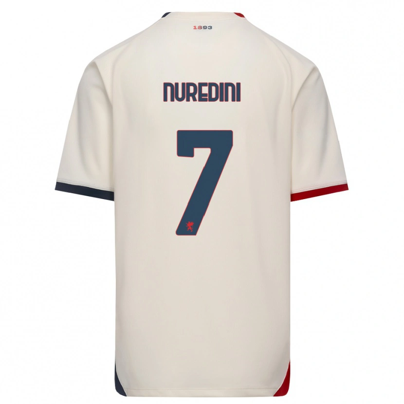 Danxen Kinder Kejvin Nuredini #7 Creme Rot Auswärtstrikot Trikot 2026/27 T-Shirt Schweiz