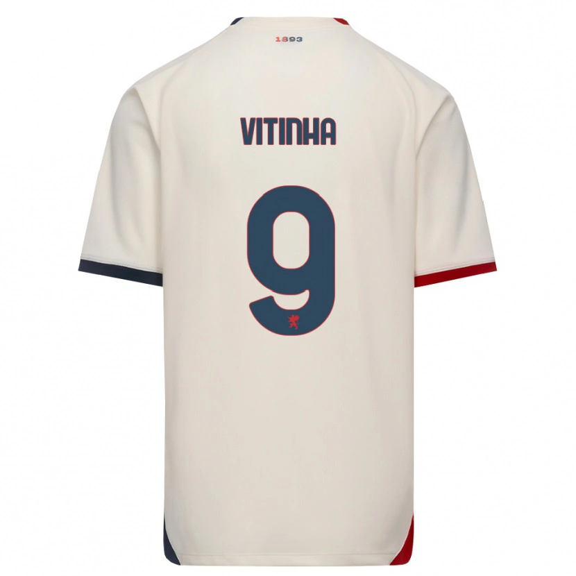 Danxen Kinder Vítor Manuel Carvalho Oliveira #9 Creme Rot Auswärtstrikot Trikot 2026/27 T-Shirt Schweiz