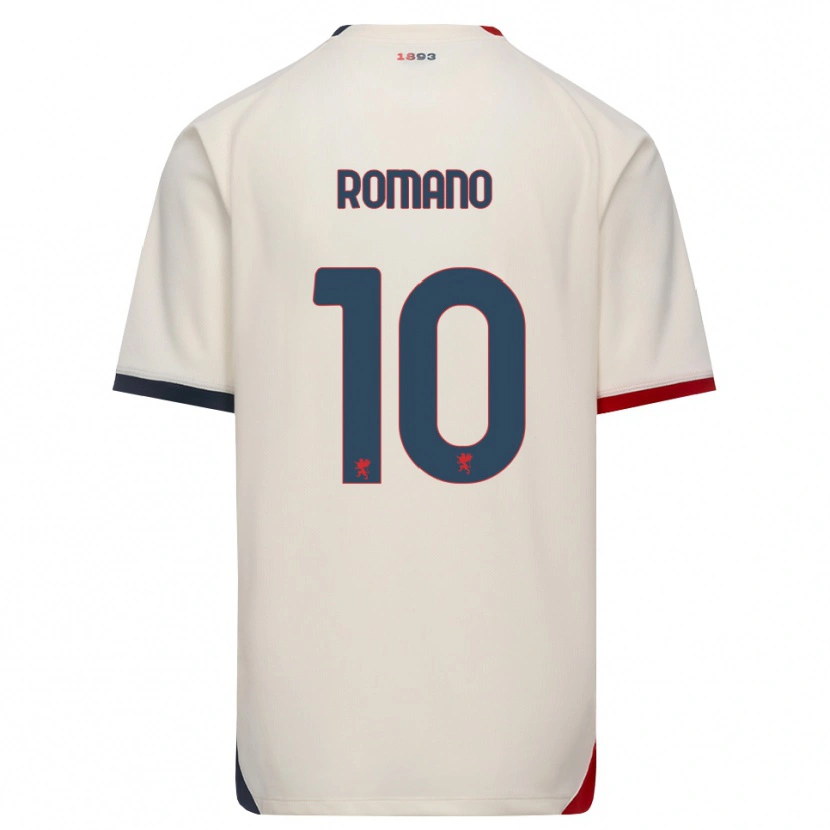 Danxen Kinder Marco Romano #10 Creme Rot Auswärtstrikot Trikot 2026/27 T-Shirt Schweiz