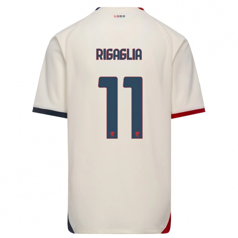 Danxen Kinder Alison Rigaglia #11 Creme Rot Auswärtstrikot Trikot 2026/27 T-Shirt Schweiz