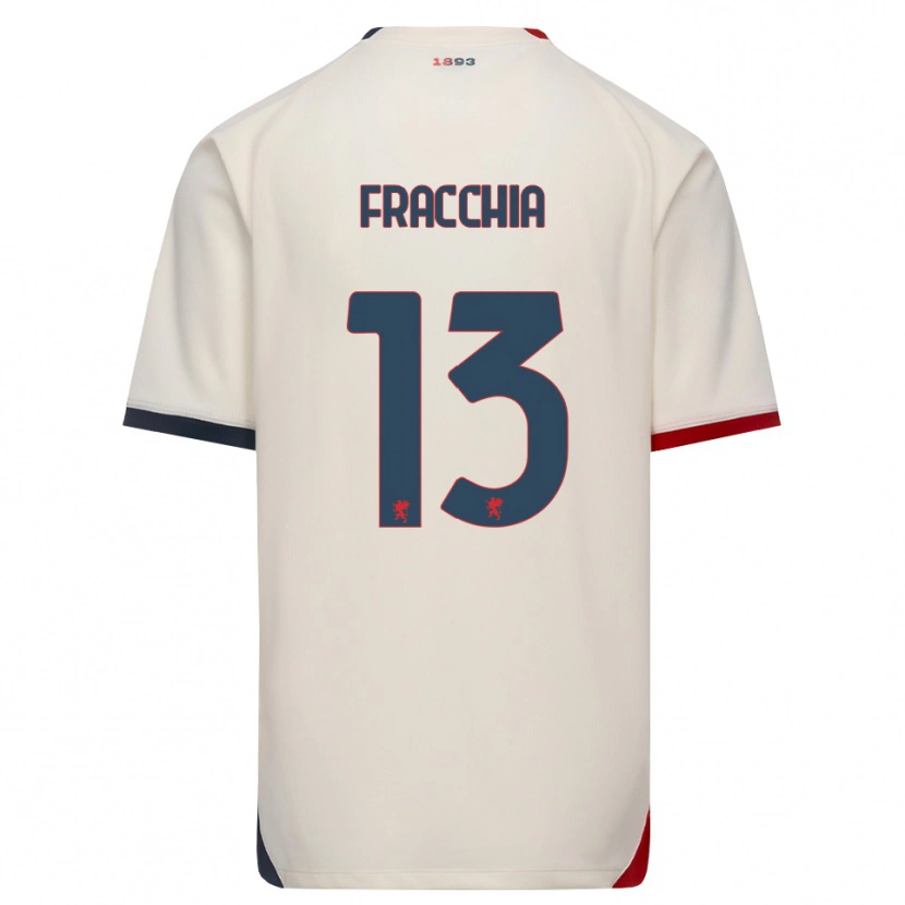 Danxen Kinder Jacopo Fracchia #13 Creme Rot Auswärtstrikot Trikot 2026/27 T-Shirt Schweiz