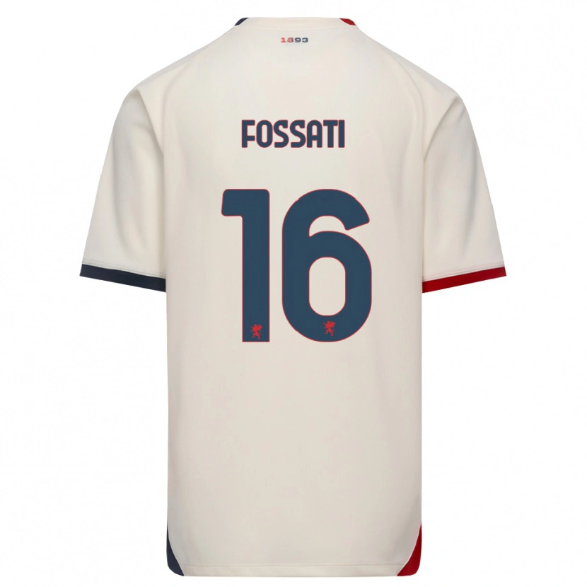 Danxen Kinder Daniel Fossati #16 Creme Rot Auswärtstrikot Trikot 2026/27 T-Shirt Schweiz