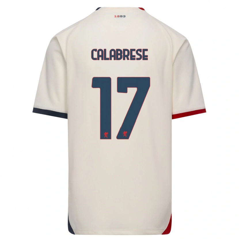 Danxen Kinder Filippo Calabrese #17 Creme Rot Auswärtstrikot Trikot 2026/27 T-Shirt Schweiz