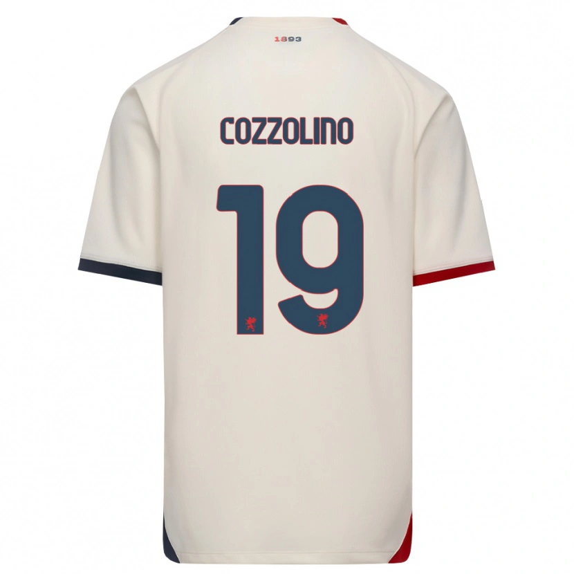 Danxen Kinder Carmine Cozzolino #19 Creme Rot Auswärtstrikot Trikot 2026/27 T-Shirt Schweiz