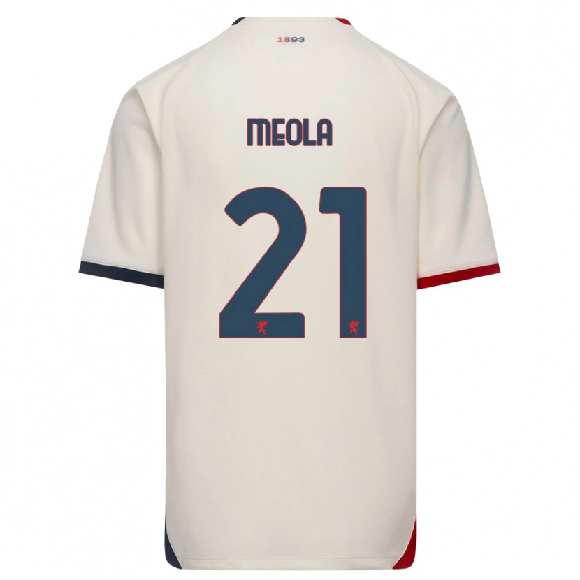 Danxen Kinder Kevin Meola #21 Creme Rot Auswärtstrikot Trikot 2026/27 T-Shirt Schweiz