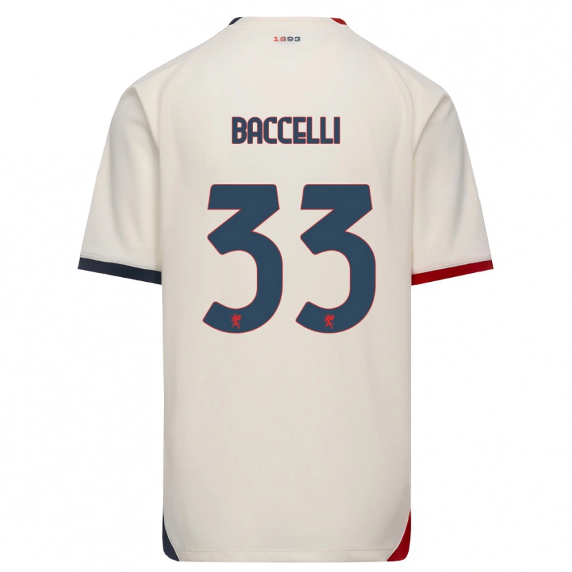 Danxen Kinder Pietro Baccelli #33 Creme Rot Auswärtstrikot Trikot 2026/27 T-Shirt Schweiz