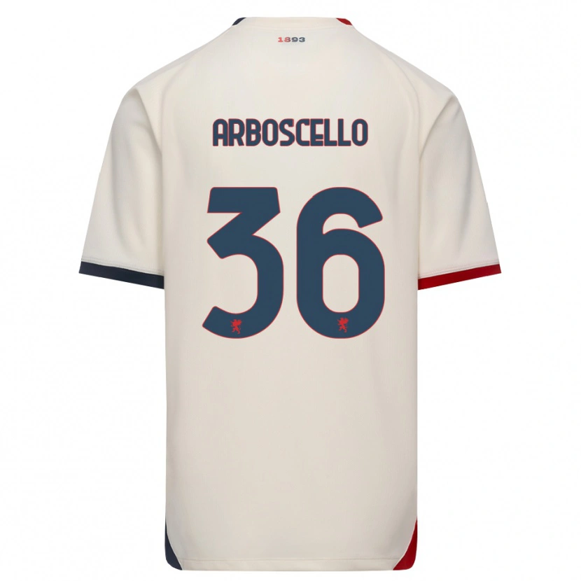 Danxen Kinder Riccardo Arboscello #36 Creme Rot Auswärtstrikot Trikot 2026/27 T-Shirt Schweiz