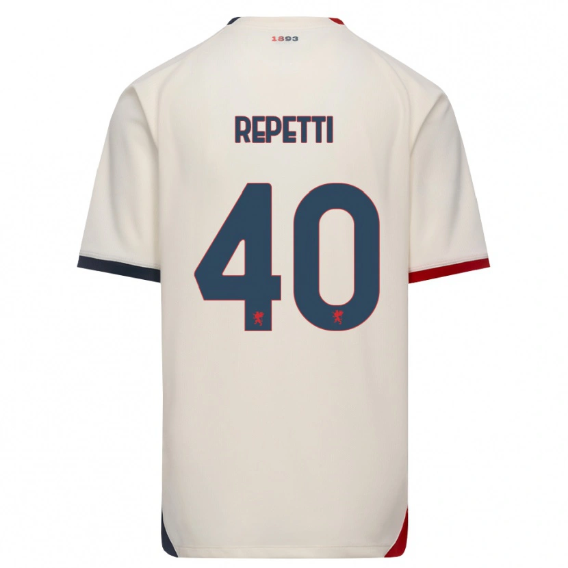 Danxen Kinder Chiara Repetti #40 Creme Rot Auswärtstrikot Trikot 2026/27 T-Shirt Schweiz