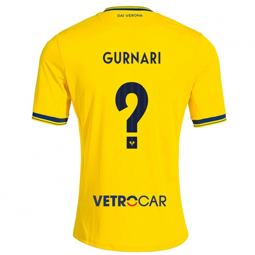 Danxen Kinder Gabriele Gurnari #0 Gelb Rot Auswärtstrikot Trikot 2026/27 T-Shirt Schweiz