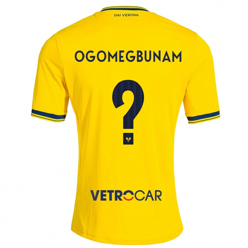 Danxen Kinder Izu Ogomegbunam #0 Gelb Rot Auswärtstrikot Trikot 2026/27 T-Shirt Schweiz