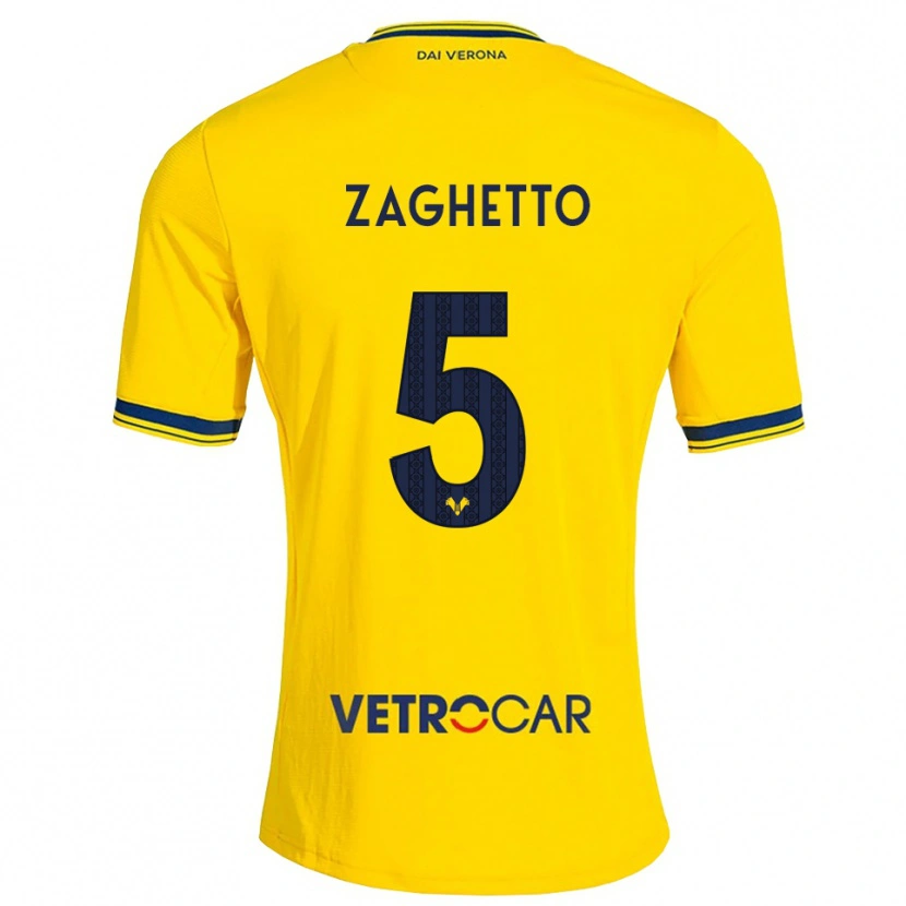 Danxen Kinder Habib Zaghetto #5 Gelb Rot Auswärtstrikot Trikot 2026/27 T-Shirt Schweiz