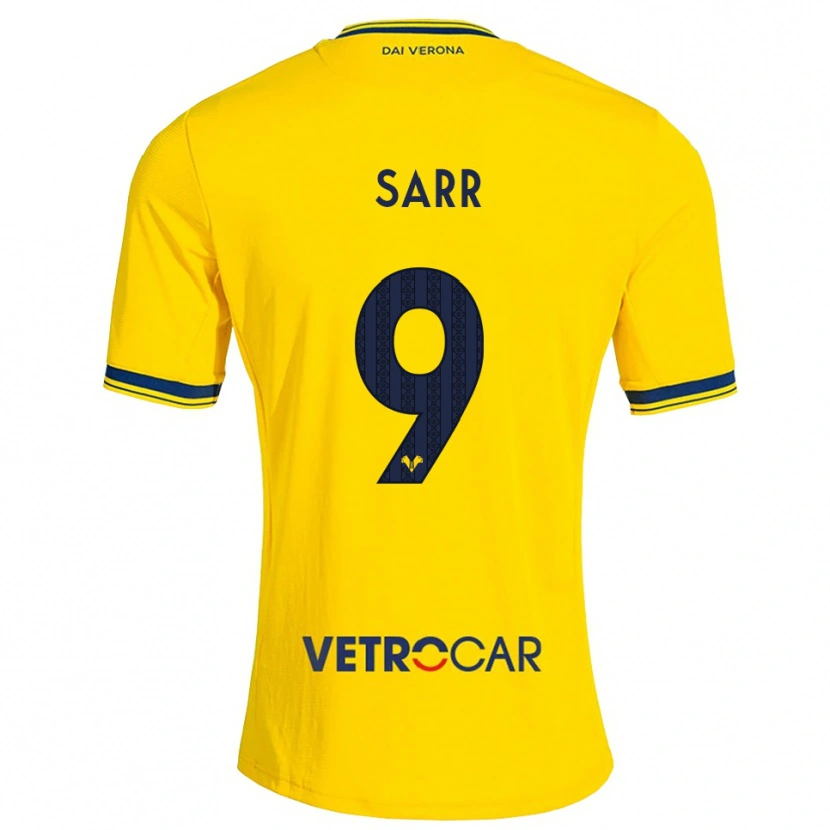 Danxen Kinder Amin Sarr #9 Gelb Rot Auswärtstrikot Trikot 2026/27 T-Shirt Schweiz