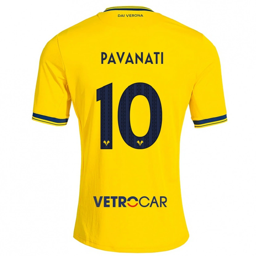 Danxen Kinder Alessandro Pavanati #10 Gelb Rot Auswärtstrikot Trikot 2026/27 T-Shirt Schweiz