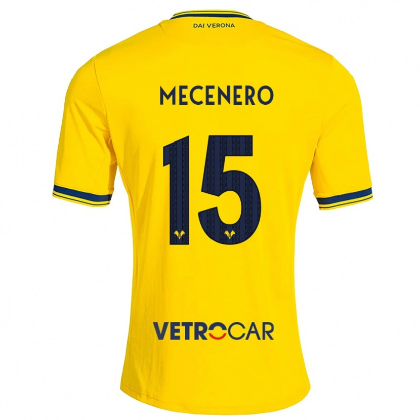 Danxen Kinder Giovanni Mecenero #15 Gelb Rot Auswärtstrikot Trikot 2026/27 T-Shirt Schweiz